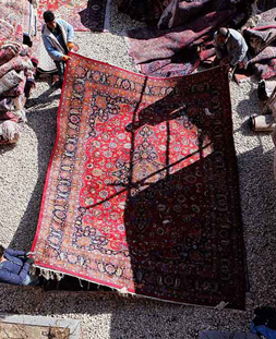 بررسی سلامت فرش در قالی شویی هفت تیر کرج 