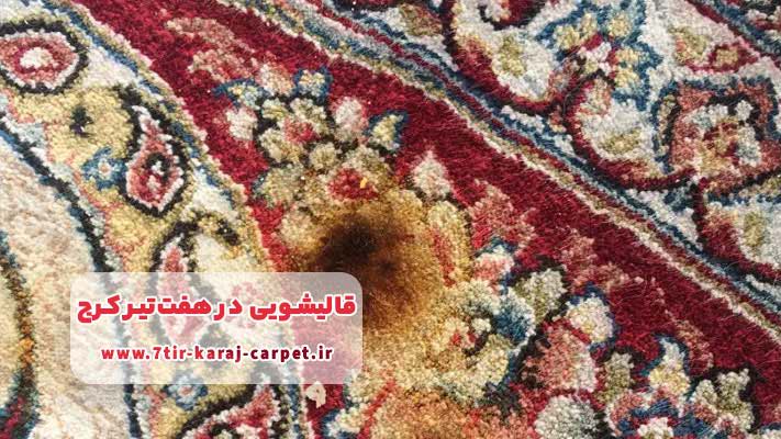 خدمات ویژه قالیشویی در هفت تیر کرج: لکه برداری، رفوگری و خشکشویی تخصصی
